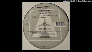 Mass Syndicate Feat. Su Su Bobien | You Don't Know (M.A.S. Collective Gospel Club)