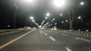 preview picture of video '4K view Agra lucknow expressway view at night beautiful capture'