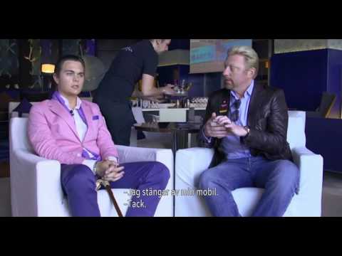 Messiah Hallberg och Boris Becker kör Arga leken