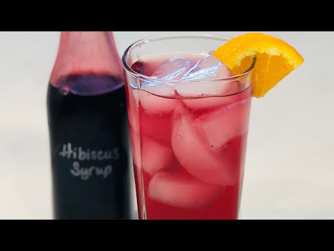 Hibiscus Tea Syrup ~ A Simple Base for Beautiful Drinks and More ~ Mother's Day Hibiscus Mocktail
