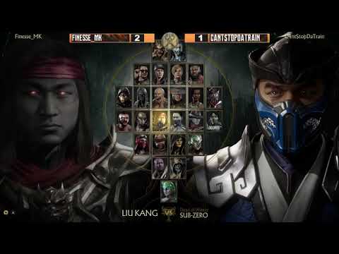 Battlegrounds Exhibition Series - Finesse_Mk_ (Baraka) vs C4ntStopDaTrain (Sub-Zero) CRAZY SET!