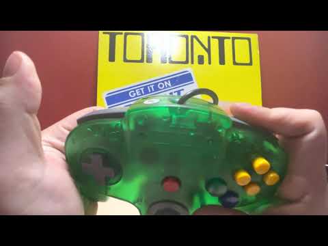 N64 Nintendo 64 Jungle Green ASMR Controller Sounds (Tapping, Scratching, Button Sounds)