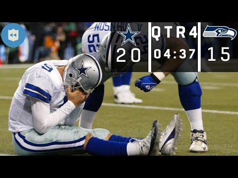 Tony Romo's Botched Snap CRAZY ENDING! (Cowboys vs. Seahawks, 2006 NFC Wild Card) | NFL Vault