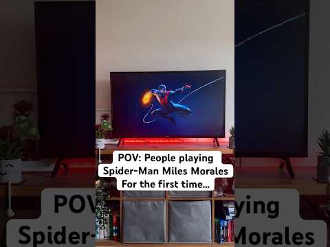 People playing Spider-Man Miles Morales for the FIRST time... | #milesmorales #spiderman
