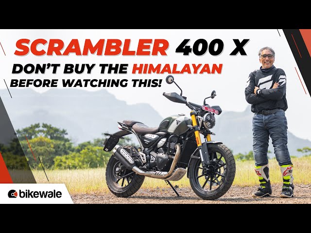 Triumph Scrambler 400 X Review | Here's How the Scrambler 400 is Better ...