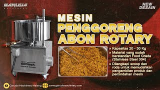 Mesin Pengaduk dan Pemasak Abon Model Rotary