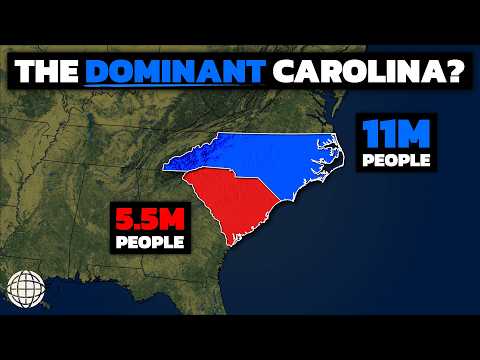 Why So Few People Live In South Carolina (Half North Carolina)