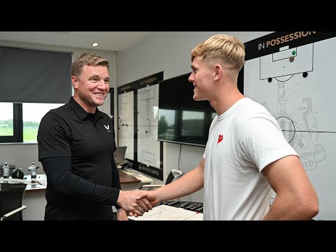 BEHIND THE SCENES | Lewis Hall Signs for Newcastle United