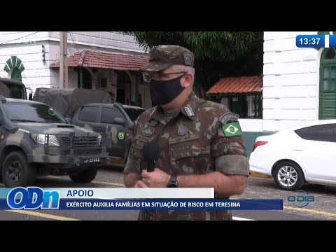 Exército auxilia famílias em situação de risco em Teresina 07 01 2022