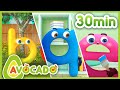 Phonics Song 30min | abcd song & Dance song for kids & Sing-Along and dance | AVOCADO abc