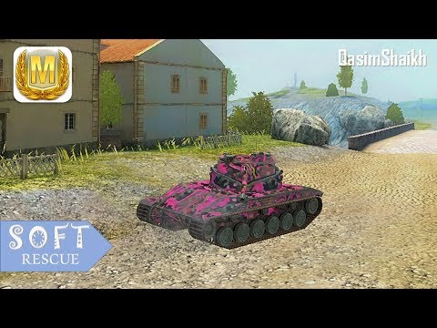 B-C 25 t: 6400 Damage , 5 Frags (1vs3) - WOT BLITZ -