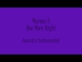 Maroon 5 - One More Night (Acoustic Instrumental ...