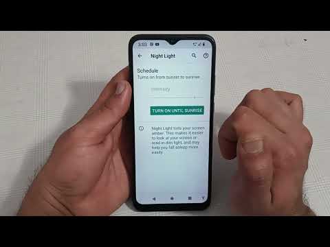 Motorola g22 night light setting, how to schedule night light in Motorola g22