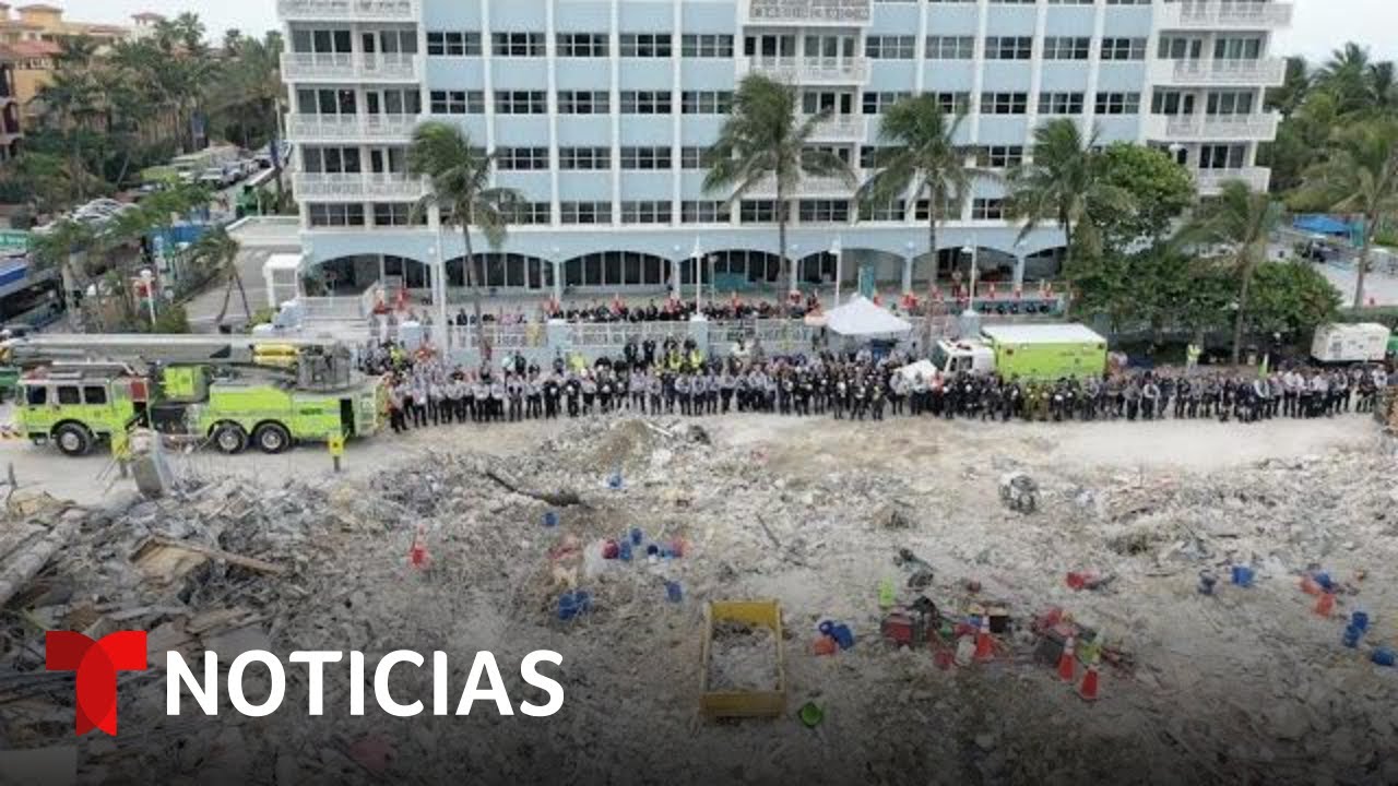 Asciende a 95 la cifra de víctimas tras el derrumbe del edificio en Surfside