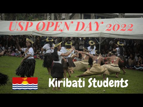 University of the South Pacific Open Day 2022. Kiribati students dance.
