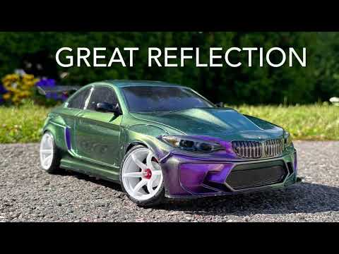 Aplastics BMW M2 RC body painted with @TAMIYAINC  PS-46 & TS-6