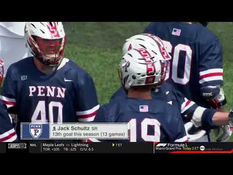 Yale vs Penn Ivy league Championship | 2022 College Lacrosse
