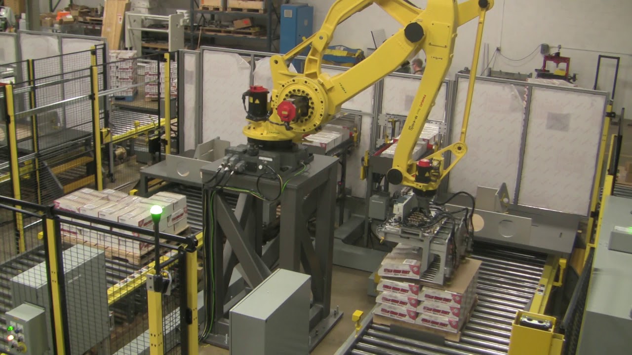 Robotic Case and Tray Palletizing System