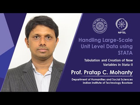 Lecture 18 Tabulation and Creation of New Variables in Stata II