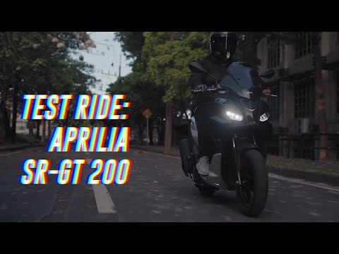 Aprilia SR-GT 200 / The Cool Superbike Scooter!