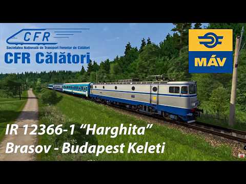 IR 12366-1 Brasov - Budapest Keleti sectia Gheorgheni - Toplita | Train Simulator Classic