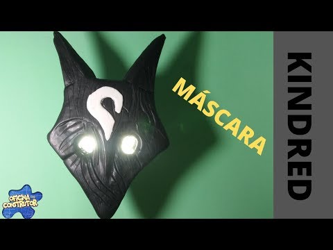 DIY máscara Kindred League of Legends #leagueoflegends #kindred #diy #crafting #clayart