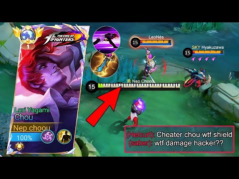 TOP GLOBAL CHOU NEW BEST BUILD TO GET UNLIMITED HEALTH! MLBB