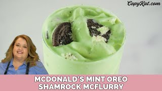 Copycat McDonald's Mint Oreo McFlurry