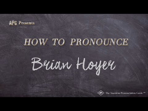 How to Pronounce Brian Hoyer (Real Life Examples!)
