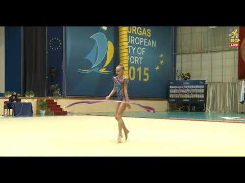 Alina Kolomiec - Ribbon - Levski Triadica -2021 MT Julieta Shishmanova Juniors AA