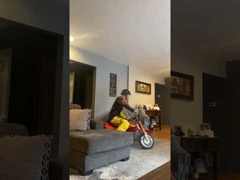 Riding A Dirtbike In My Parents House