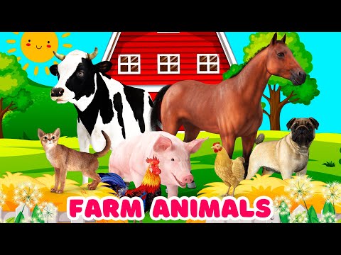 Animal Names and Sounds for Kids in English - Learn Animal Names