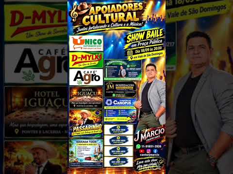 Dia 18 de setembro Show Baile no Vale de São Domingos - MT