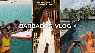 BARBADOS TRAVEL VLOG | YACHT , FISH FRY , SNORKELING 