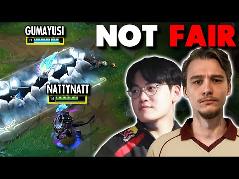 When T1 Gumayusi and Natty get on the same team.....