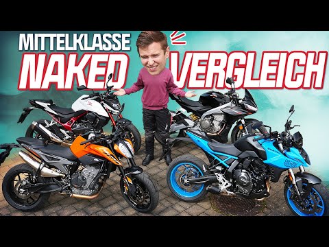 NAKED BIKE VERGLEICH 2023 BIS 100PS! MOTORRAD TEST