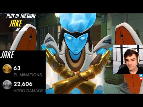 63 ELIMS - JAKE DOMINATING AS ECHO! POTG! [ OVERWATCH SEASON 23 TOP 500 ]