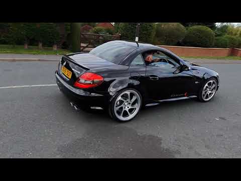 SLK55 AMG 550bhp custom exhaust