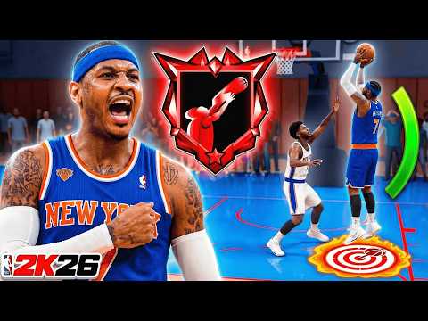 This *NEW* 6'7 Carmelo Anthony Build is the BEST "SHOTCREATING WING" on NBA 2K26...