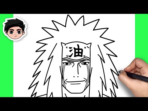 How To Draw Jiraiya | Naruto - Easy Step By Step