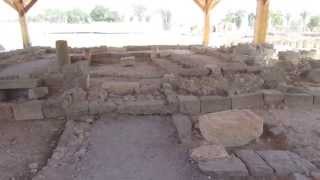 preview picture of video 'Jesus Trail (Nazareth to Capernaum)- Magdala - the ancient synagogue excavations.'
