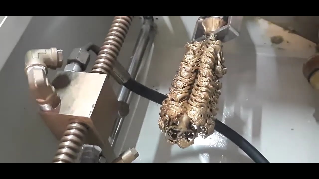 Automatic Flask Unbedding & Casting Tree Cleaning Machine | Heavy Jewellery Casting Machine ll Gold