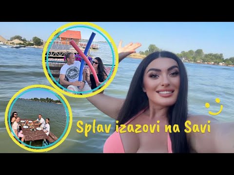 Splav izazovi na Savi - letnji izazovi 😂💙