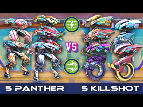 5 Panther vs 5 Killshot - CPC, DeathMatch Gamemode - Mech Arena