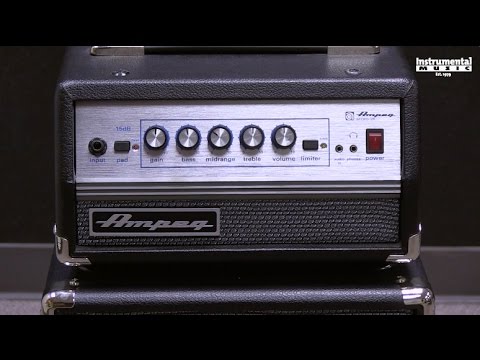 Ampeg Micro VR 200-Watt Compact Solid State Bass Amp Head image 2