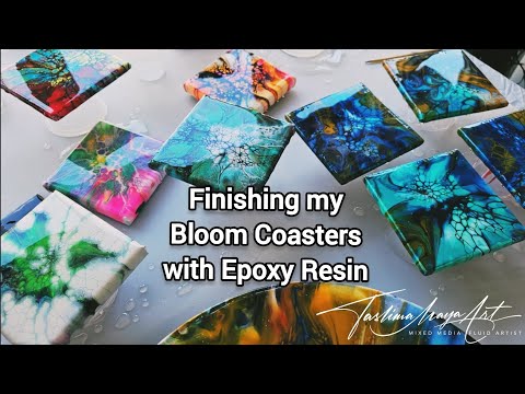 165 Sheleeart Bloom Coasters with Epoxy Resin! 🤗🥰 @JDictionResin