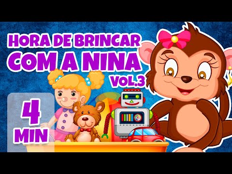 Hora de Brincar com a Nina Vol.3 - Giramille 4 min | Desenho Animado Musical