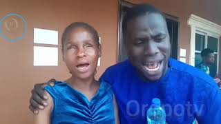 The blind woman singing EVANG Opeyemi aka Ogo Keru