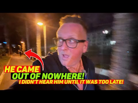 DO NOT walk DOWN this ALLEY in TENERIFE at NIGHT - I DID and INSTANTLY REGRETTED IT!