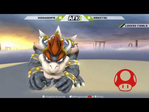 Smash Wii U - AFKgg Biweekly - KingKoopa (Bowser) vs Krustol (Ness) - Losers Finals